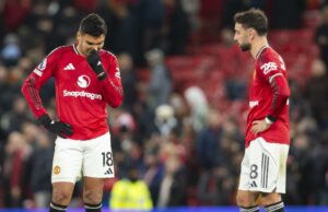 Manchester United empata 1-1, y sus problemas de rendimiento persisten Manchester United empata 1-1, y sus problemas de rendimiento persisten