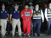 Llegada a Lima de alias El Monstruo tras ser extraditado desde Paraguay Llegada a Lima de alias El Monstruo tras ser extraditado desde Paraguay