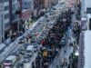 Multitudinarias marchas en Nueva York durante la jornada de apoyo nacional a Mineápolis Multitudinarias marchas en Nueva York durante la jornada de apoyo nacional a Mineápolis