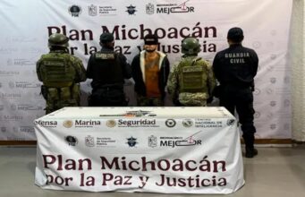 Nueve arrestados y tres campamentos destruidos tras operativo policial en Michoacán, México Nueve arrestados y tres campamentos destruidos tras operativo policial en Michoacán, México