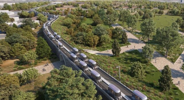Atlanta inaugura la primera carretera para coches sin conductor del mundo Atlanta inaugura la primera carretera para coches sin conductor del mundo