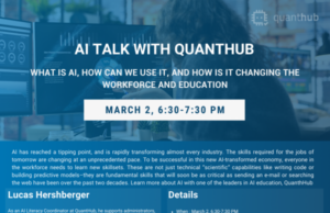 La Biblioteca Pública de Homewood presenta una charla sobre IA con QuantHub La Biblioteca Pública de Homewood presenta una charla sobre IA con QuantHub