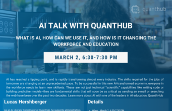 La Biblioteca Pública de Homewood presenta una charla sobre IA con QuantHub La Biblioteca Pública de Homewood presenta una charla sobre IA con QuantHub