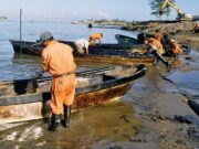 México recolecta 825 toneladas de hidrocarburos tras derrame en el Golfo México recolecta 825 toneladas de hidrocarburos tras derrame en el Golfo