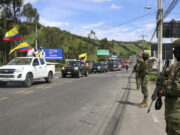 Transportistas protestan en frontera Ecuador-Colombia por drástica subida de aranceles Transportistas protestan en frontera Ecuador-Colombia por drástica subida de aranceles