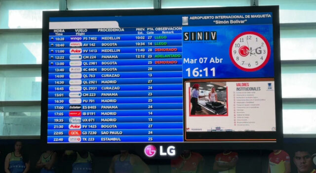 Aterriza en Venezuela primer vuelo de Iberia tras meses de suspensión Aterriza en Venezuela primer vuelo de Iberia tras meses de suspensión