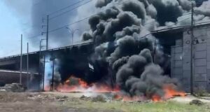 Choque de tren y pipa de gas en Querétaro deja dos muertos Choque de tren y pipa de gas en Querétaro deja dos muertos