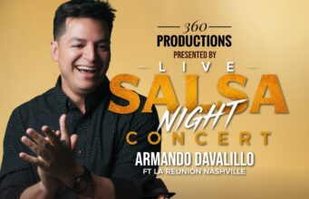 Concierto de salsa en Huntsville 2026: Entradas y artistas Póster de Live Salsa Night Concert en Huntsville con Armando Davalillo, Enimer Rodríguez y Eduardo Márquez.
