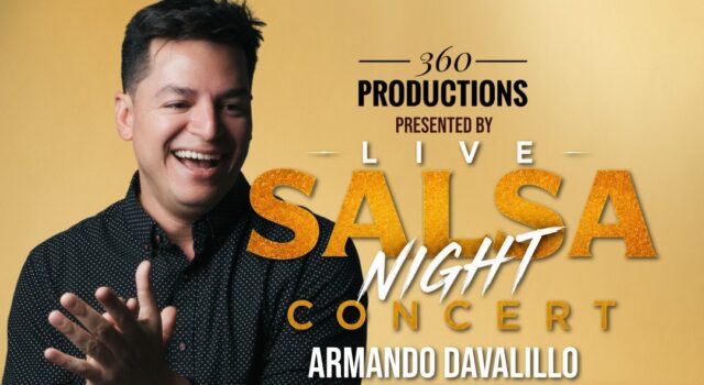 Concierto de salsa en Huntsville 2026: Entradas y artistas Póster de Live Salsa Night Concert en Huntsville con Armando Davalillo, Enimer Rodríguez y Eduardo Márquez.