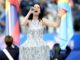 Mundial de la FIFA arranca con show de Katy Perry y Anitta Katy Perry cantando con vestido plateado de flecos en la inauguración del Mundial en Estados Unidos.