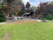 Incendio de vivienda en Shiloh deja una mujer fallecida Restos calcinados y escombros de una vivienda destruida por un incendio en el condado de Marion.