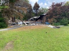 Incendio de vivienda en Shiloh deja una mujer fallecida Restos calcinados y escombros de una vivienda destruida por un incendio en el condado de Marion.