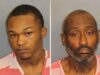 Condena en Alabama: Cadena perpetua por asesinato y secuestro Retratos policiales de Jayden Gildersleeve y Michael Spellman con uniformes de prisión a rayas naranjas y blancas.