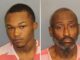 Condena en Alabama: Cadena perpetua por asesinato y secuestro Retratos policiales de Jayden Gildersleeve y Michael Spellman con uniformes de prisión a rayas naranjas y blancas.