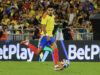 Colombia vs Costa Rica: Luis Díaz brilla en la despedida Luis Díaz conduce el balón en el partido de la Selección Colombia contra Costa Rica en Bogotá.