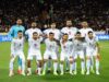 Mundial 2026: EE. UU. aprueba visas de la selección de Irán Once jugadores de la selección de fútbol de Irán posan formados en la cancha antes de un partido.