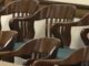Riverchase Country Club pagará millonaria cifra por ahogamiento Sillas de madera vacías en la caja de un jurado federal durante un juicio por indemnización en Alabama.