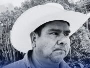 Asesinan al alcalde de San Miguel Yogovana en Oaxaca Retrato en blanco y negro del alcalde de Oaxaca Eduardo S. usando un sombrero vaquero claro de perfil.