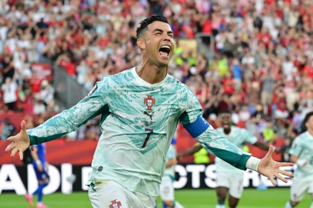 2-1. Portugal alarga el último baile de Cristiano y acaba con el Mundial de Modric Cristiano Ronaldo celebra con euforia tras anotar gol durante el partido de Portugal contra Croacia en el Mundial 2026.