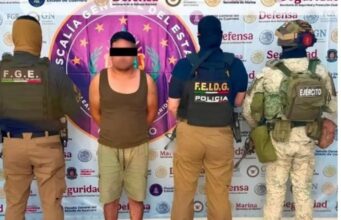 Detienen a Mario N, presunto líder criminal en Guerrero Detención de Mario N en México por elementos de la Fiscalía de Guerrero, Ejército y Policía Estatal.
