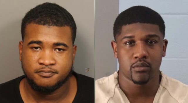 Arrestan a dos hombres con drogas y armas en Birmingham Fichas policiales de Patrick Coleman Jr. y D’Andre Glasco, arrestados por drogas y armas en Birmingham, Alabama.