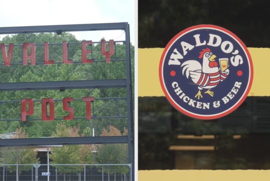 Waldo’s Chicken creará 40 empleos en Chelsea Letrero del complejo Valley Post y logotipo oficial del restaurante Waldo's Chicken and Beer en Chelsea.