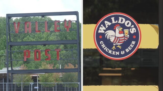 Waldo’s Chicken creará 40 empleos en Chelsea Letrero del complejo Valley Post y logotipo oficial del restaurante Waldo's Chicken and Beer en Chelsea.