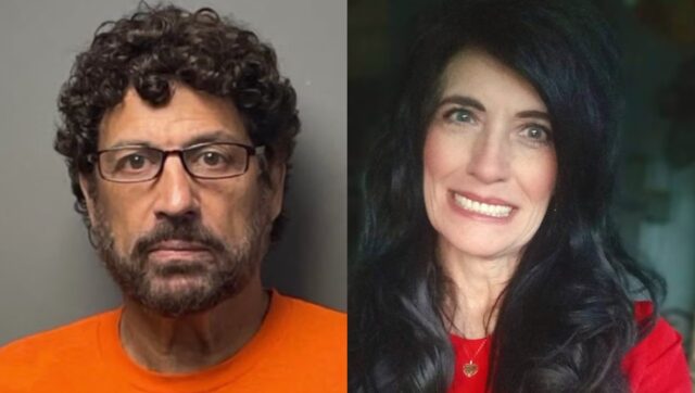 Retrato policial de Billy Wayne Reid y fotografía de Sandra Moore, víctima de homicidio calificado en Cordova.