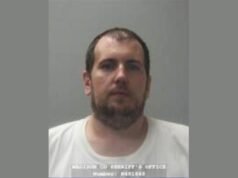 Acusado de asalto bancario en Huntsville admite su culpa Ficha policial de Justin Lee Tielking, acusado de robo bancario en el centro de Huntsville.
