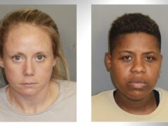Arresto en Birmingham por robo e irrupción en vehículo Fotos policiales de Lindsey White y Martika Woods arrestadas por robo de vehículos en Birmingham.