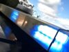 Hallan a salvo a niño de 4 años extraviado en Birmingham Luces azules de emergencia de una patrulla policial durante la búsqueda de un niño en Birmingham, Alabama.