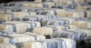 Marina de México incauta 4,4 toneladas de cocaína Paquetes de cocaína empaquetados y asegurados por la Marina de México tras operativo en el Pacífico.