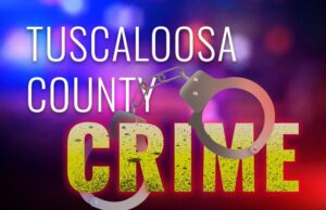 Arrestan en Northport a hombre acusado de abuso infantil Gráfico ilustrativo de sucesos con el texto Tuscaloosa County Crime y unas esposas de policía.