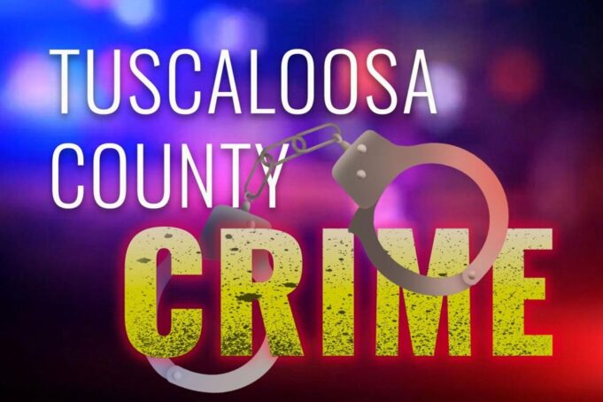 Arrestan en Northport a hombre acusado de abuso infantil Gráfico ilustrativo de sucesos con el texto Tuscaloosa County Crime y unas esposas de policía.